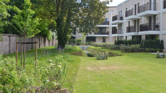 collectieve tuin meergezinswoningen